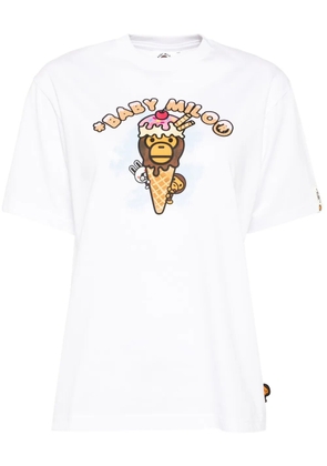 A BATHING APE® graphic-print T-shirt - White