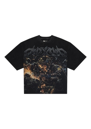 GODSPEED steel sharpens steel T-shirt - Black