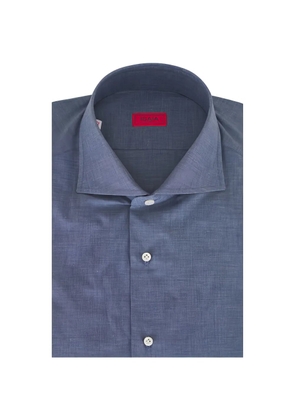Isaia buttoned stock shirt - Blue