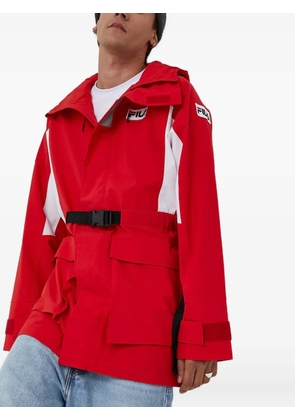 Fila hooded belted jacket - Red