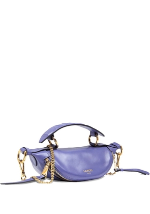 Lancel mini Origami curved leather crossbody bag - Blue