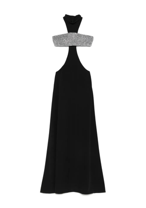 Vestiaire d'un Oiseau Libre Evangeline embellished cut-out maxi dress - Black