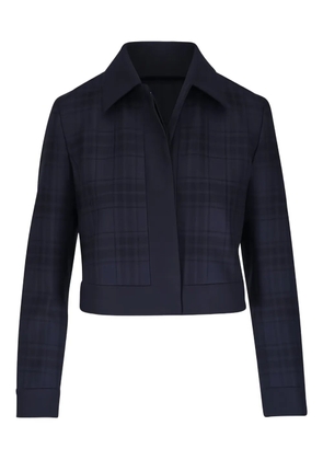 Akris Lewitt checked jacket - Blue