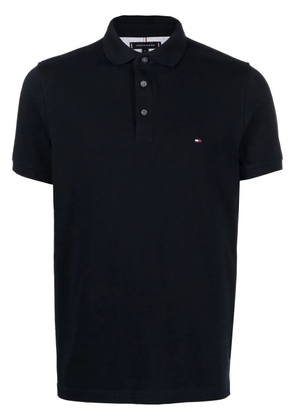 Tommy Hilfiger embroidered-logo polo shirt - Blue