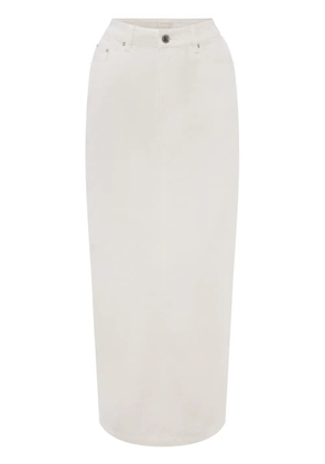 Posse Harvey denim skirt - White