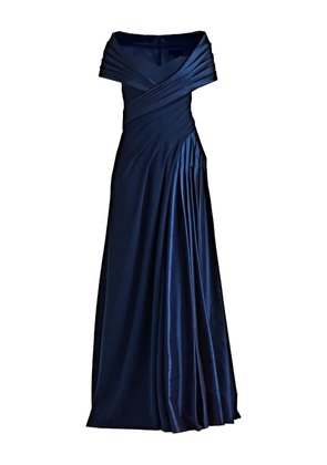Tadashi Shoji pleated maxi dress - Blue