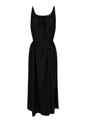 Lenny Niemeyer chain-link ruched dress - Black