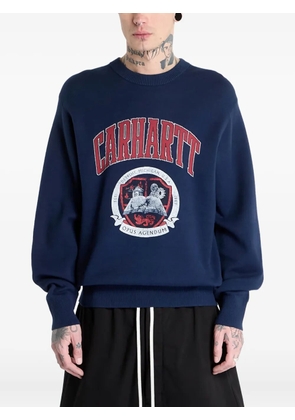 Carhartt WIP college-logo sweater - Blue