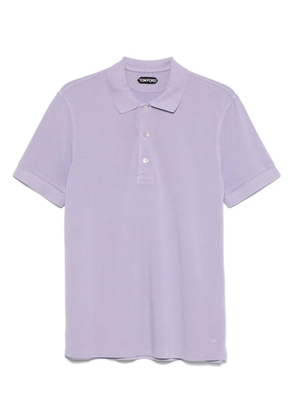 TOM FORD short-sleeve polo shirt - Purple