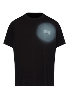 MM6 Maison Margiela round-neck plaque T-shirt - Black