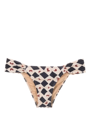 Lenny Niemeyer Marrocos geometric-print bikini bottoms - Neutrals