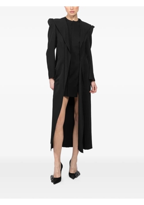 Yohji Yamamoto buttoned long-sleeve dress - Black