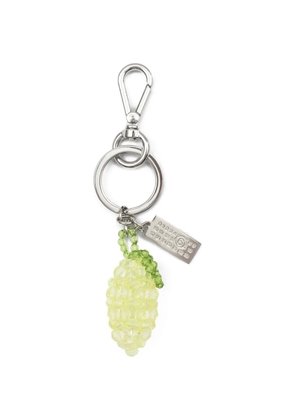MM6 Maison Margiela lemon-shape beaded keyring - Yellow