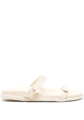 Ancient Greek Sandals Idra leather slides - White
