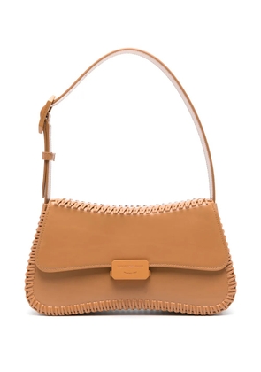 Emporio Armani leather shoulder bag - Brown
