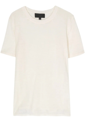 Nili Lotan Kimena fine-knit T-shirt - White