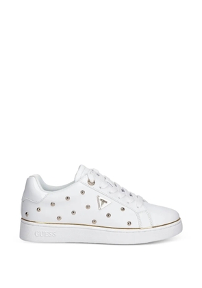 GUESS USA Bonitah studded logo sneakers - White