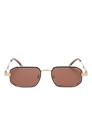 Elleven Clooney rectangle sunglasses - Brown