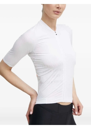 POC zip short-sleeve cycling vest - White