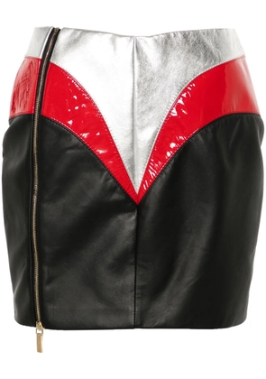 MITILIANE COUTURE leather mini skirt - Black