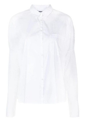 Kristensen Du Nord long-sleeve stretch-cotton shirt - White