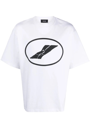 We11done logo-print cotton T-shirt - White