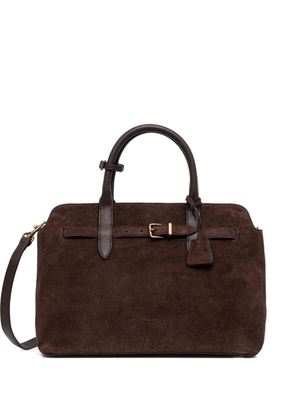 Marc O'Polo medium buckle-detail tote bag - Brown