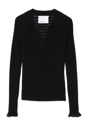 3.1 Phillip Lim ribbed-knit sweater - Black