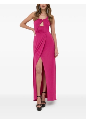 Patrizia Pepe knot-detail cut-out maxi dress - Pink