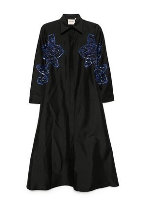 LOVEBIRDS sequined A-line festive dress - Black