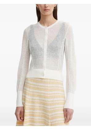 AERON CONSTANT button-up cardigan - White