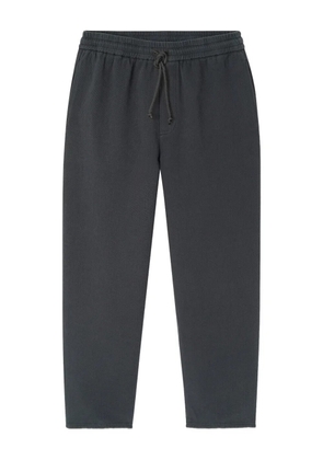 American Vintage Afaz drawstring patch-pocket track pants - Grey