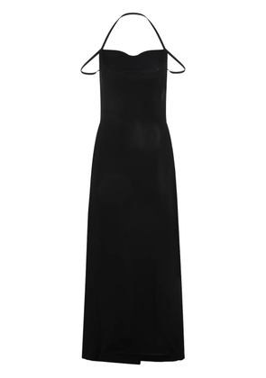 Marine Serre halterneck dress - Black