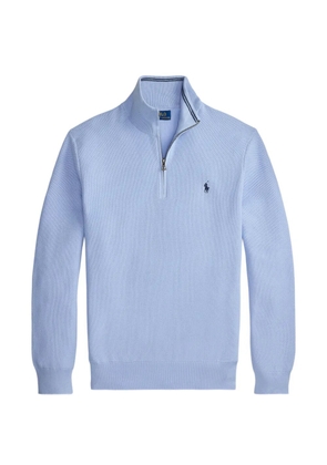 Polo Ralph Lauren zip mock-neck knitwear - Blue