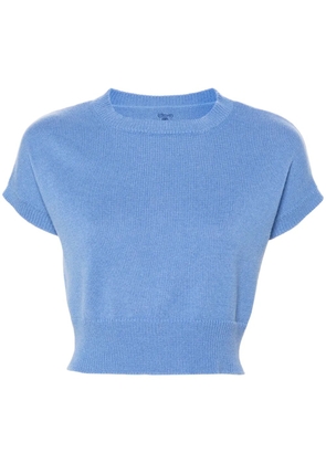 Teddy Cashmere Genovas cashmere top - Blue