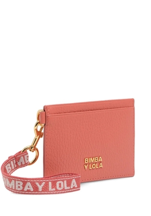 Bimba y Lola leather strap card holder - Pink