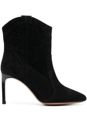 Ba&Sh 80mm suede ankle boots - Black