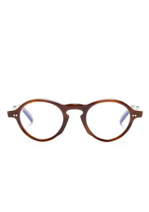Cutler & Gross GR08 round-frame glasses - Brown