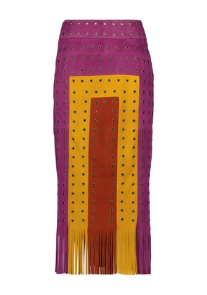 PAULA Campfire midi skirt - Purple