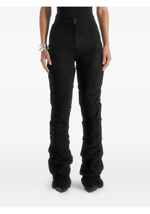 Manière De Voir Caroline tacked flared trousers - Black