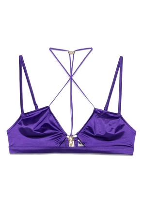 Maison Close Glow bralette bikini top - Purple