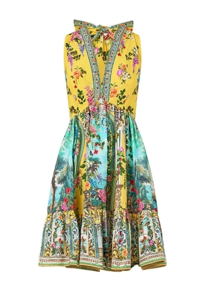 Camilla Tales Of Topkapi Palace ruffled dress - Blue