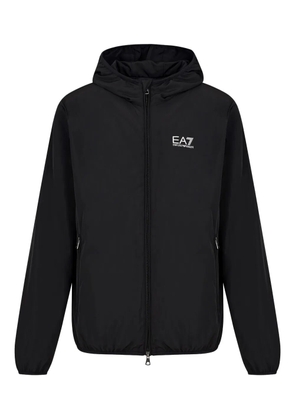 Ea7 Emporio Armani Core Identity hooded jacket - Black