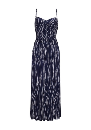 Cara Cara ruched midi dress - Blue