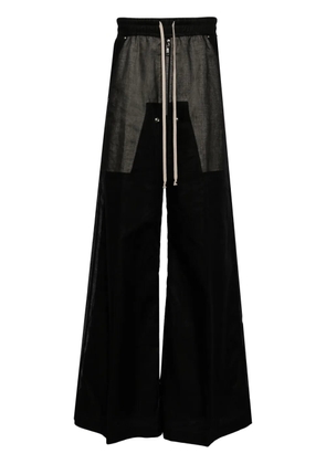Rick Owens Bela wide-leg cotton trousers - Black