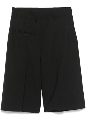 MM6 Maison Margiela virgin wool shorts - Black