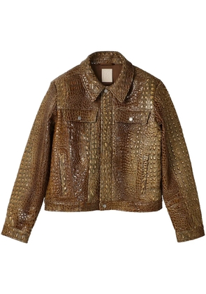 CamperLab leather jacket - Brown