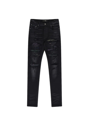 AMIRI rainbow paisley thrasher jeans - Black