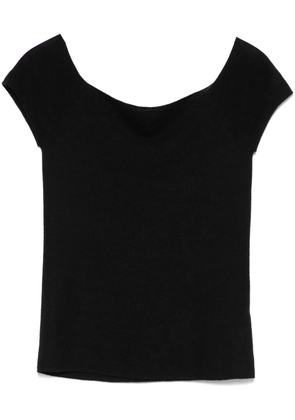 BOMPARD Bardot-neckline top - Black