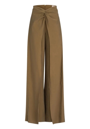 Silvia Tcherassi Canturipe high-waist palazzo trousers - Green